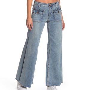 NWT Free People Hailey Bell Bottom Flare Jeans